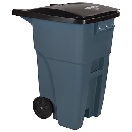 Rubbermaid Rubbermaid Brute Roll Out Container - 50 Gallon, Gray BUY00443358